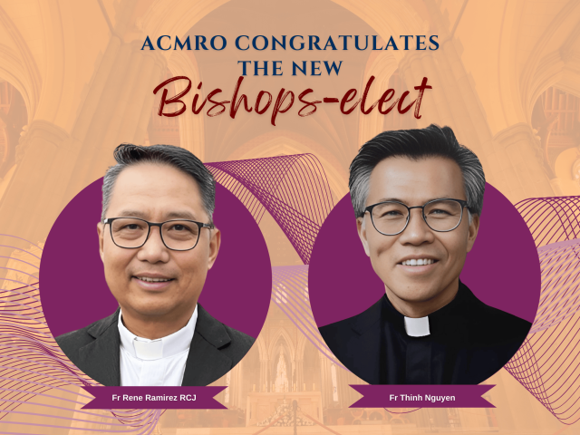 Bishops-elect, Frs Rene Ramirez RCJ and Thinh Nguyen – A Multicultural Face of the Church in Australia