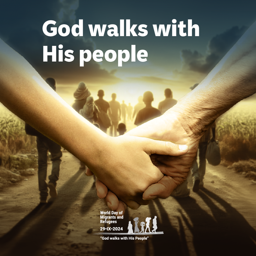 God walks with His people: Message of Pope Francis for the WDMR 2024